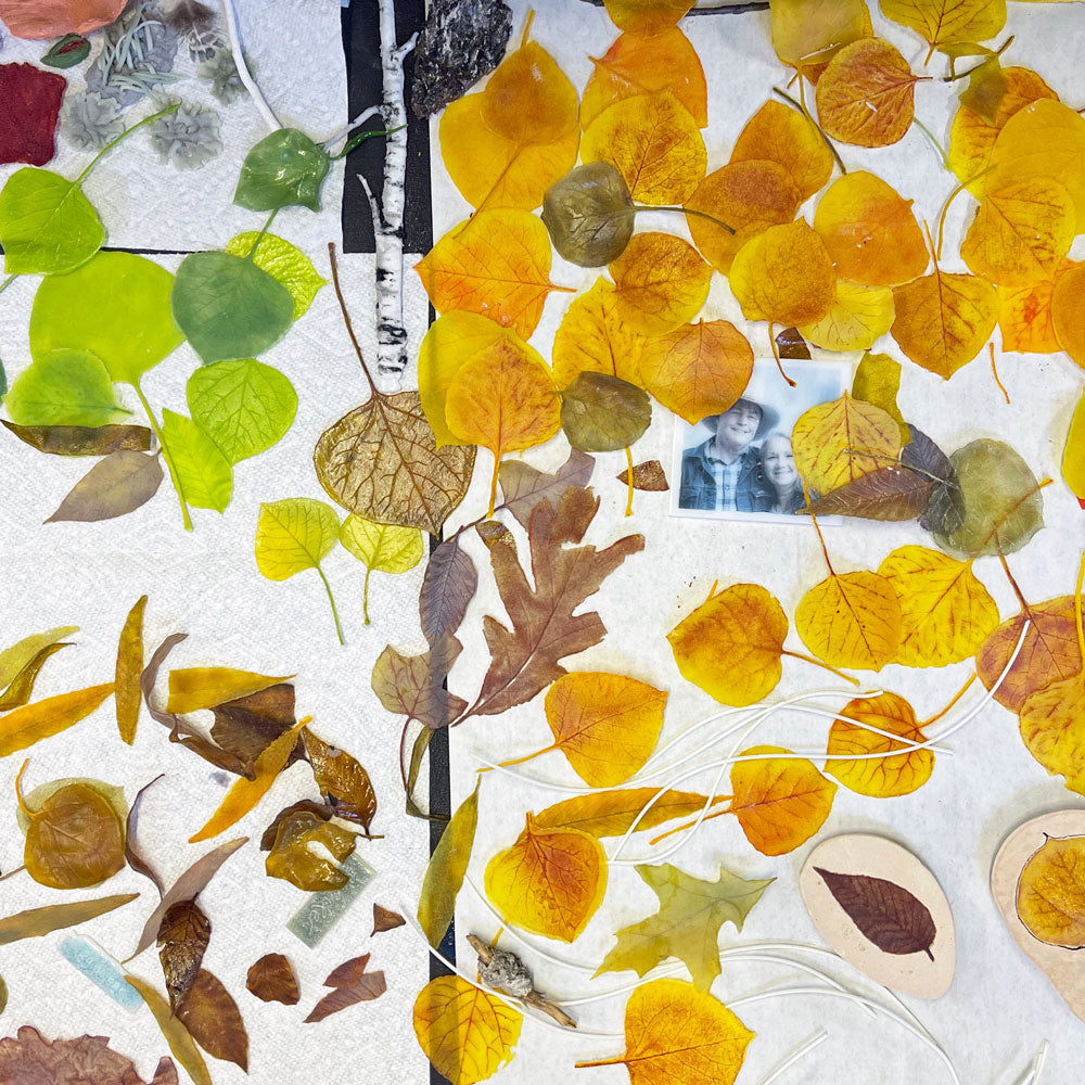 Artist Course - Evelyn Gottschall Baker - Glass Leaves with Pate de Verre Bowl